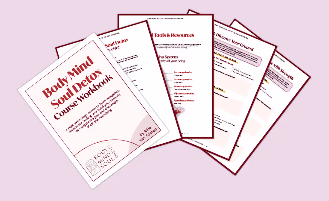 Cover image for Body Mind Soul Yoga Studio Workbooks
