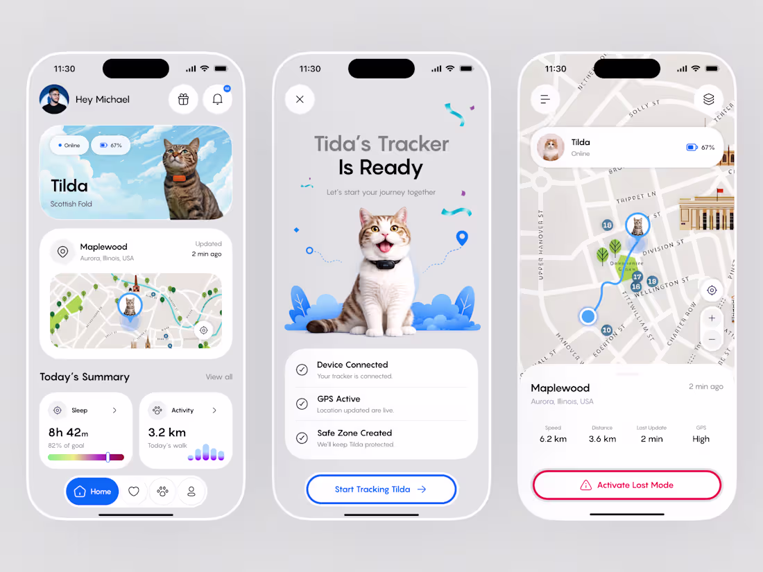 Cover image for Smart Pet GPS Tracking App