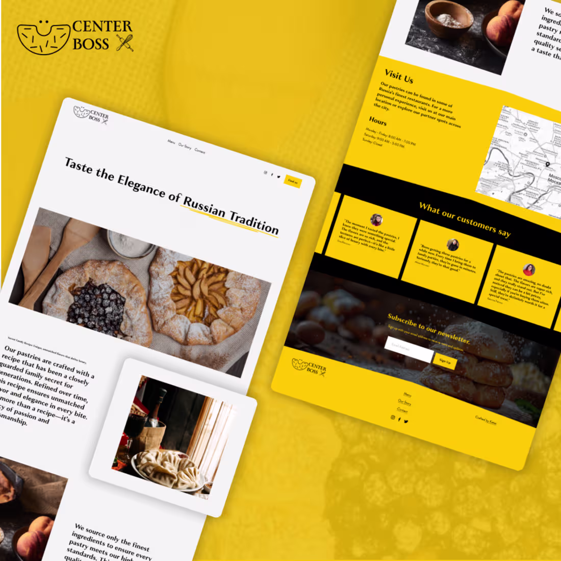 Cover image for Center Boss | Squarespace Website Design