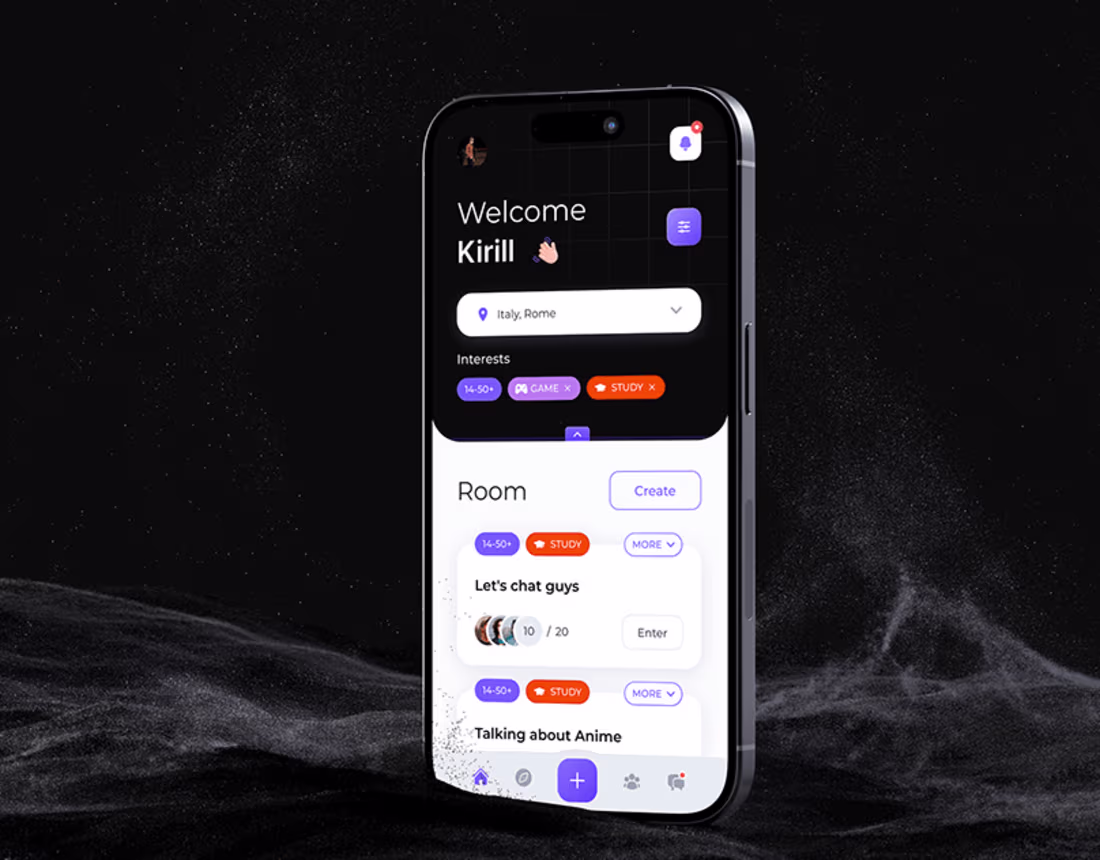 Cover image for MeetUp • Product UI l UX Design on Behance