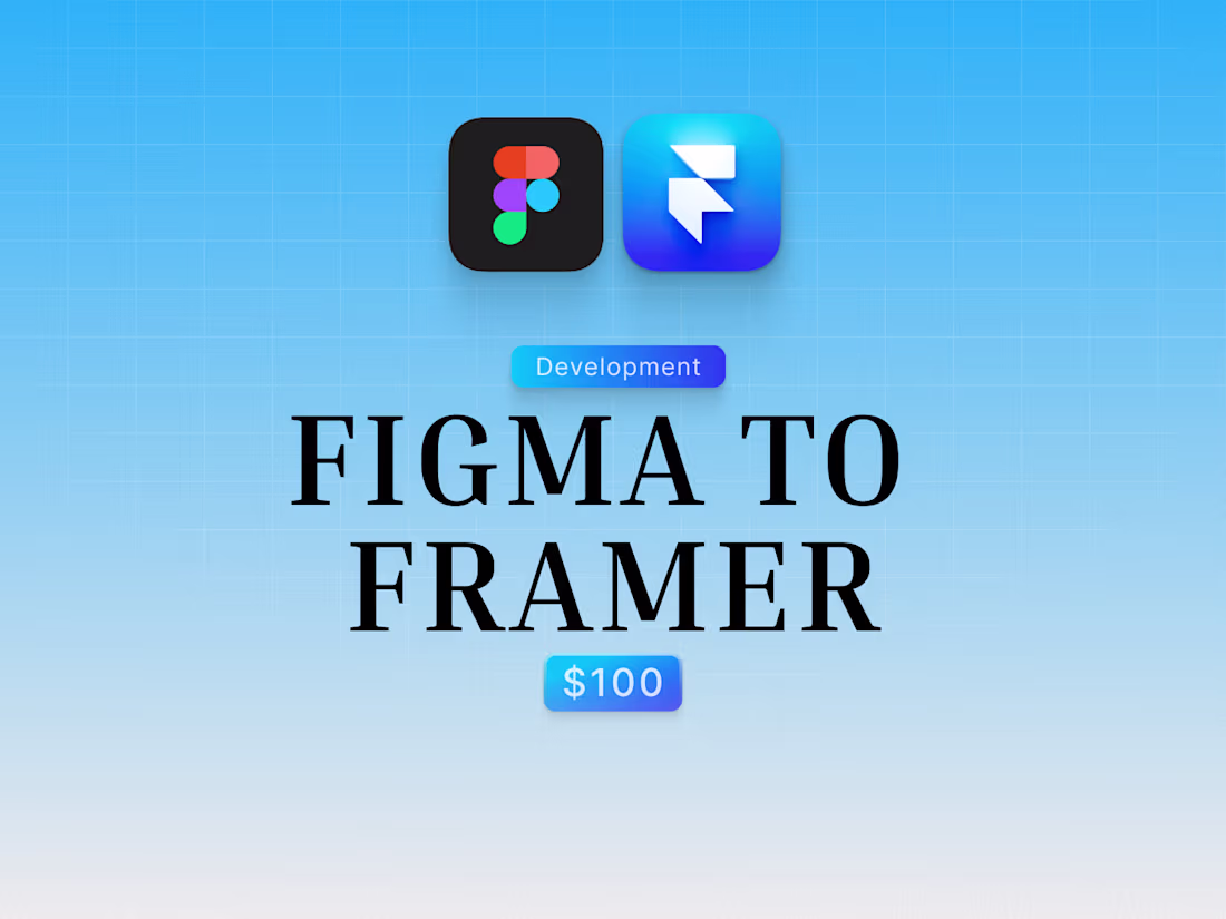 Cover image for Figma to Framer (development)