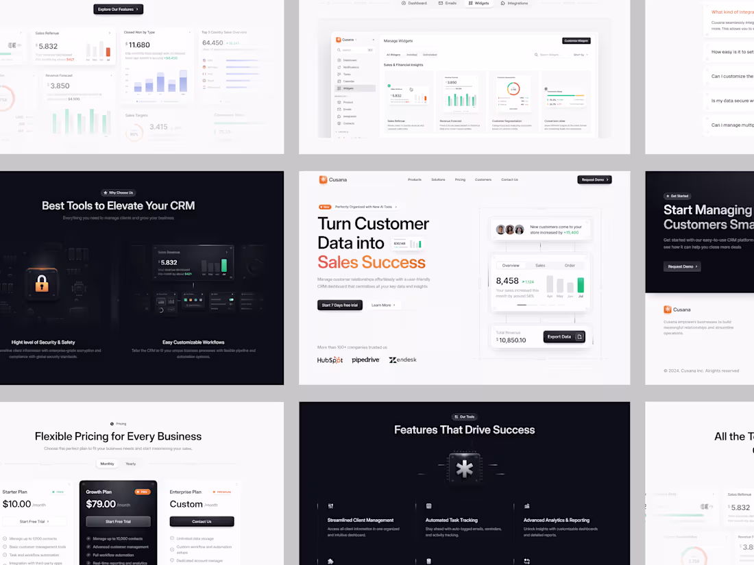 Cover image for Awesome SaaS UI/UX Website Design in Figma