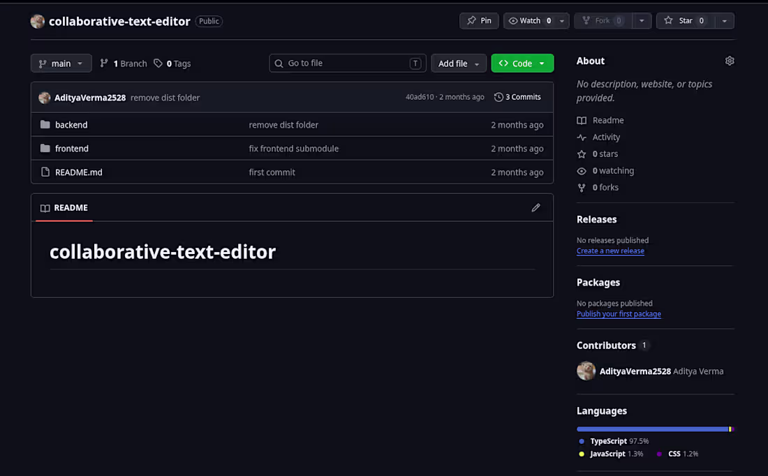 Cover image for Real-Time Collaborative Text Editor (Google