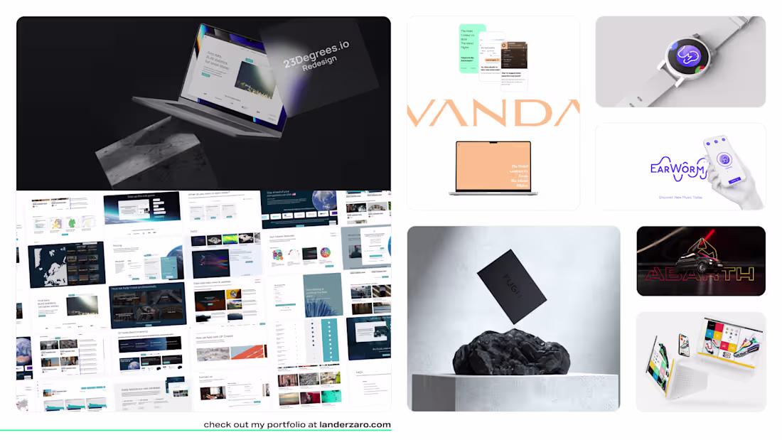 Cover image for Check out my portfolio at landerzaro.com