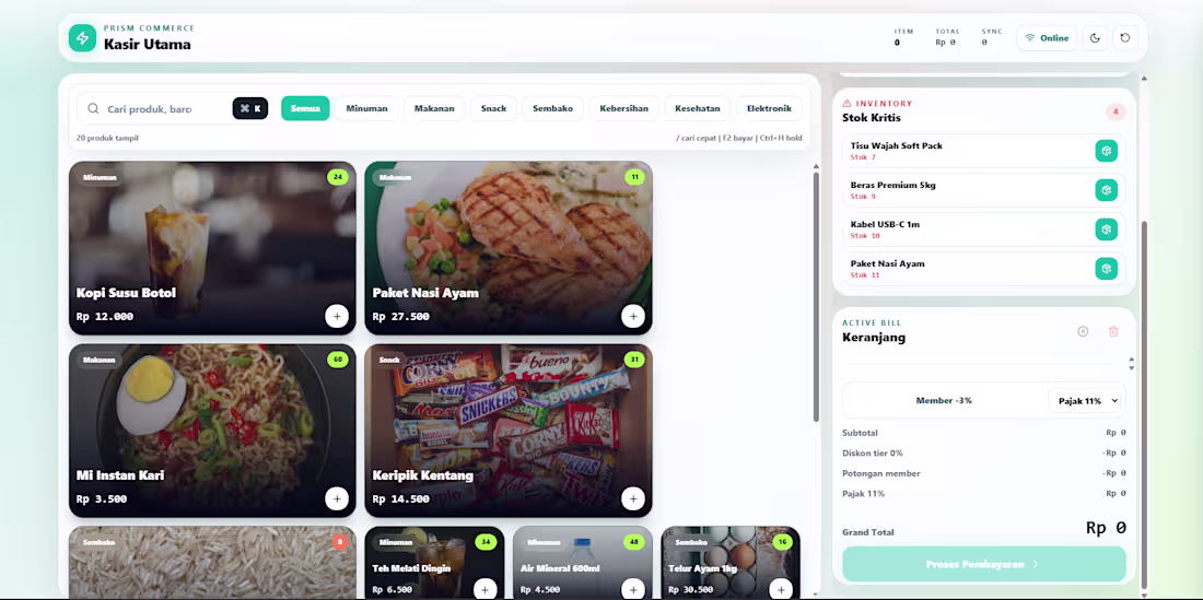 Cover image for A point-of-sale interface for daily
