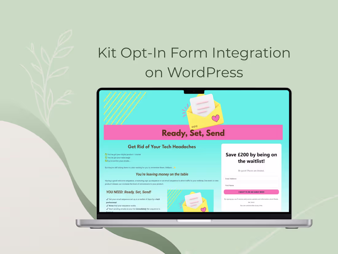 Cover image for Kit Opt-In Form Integration on