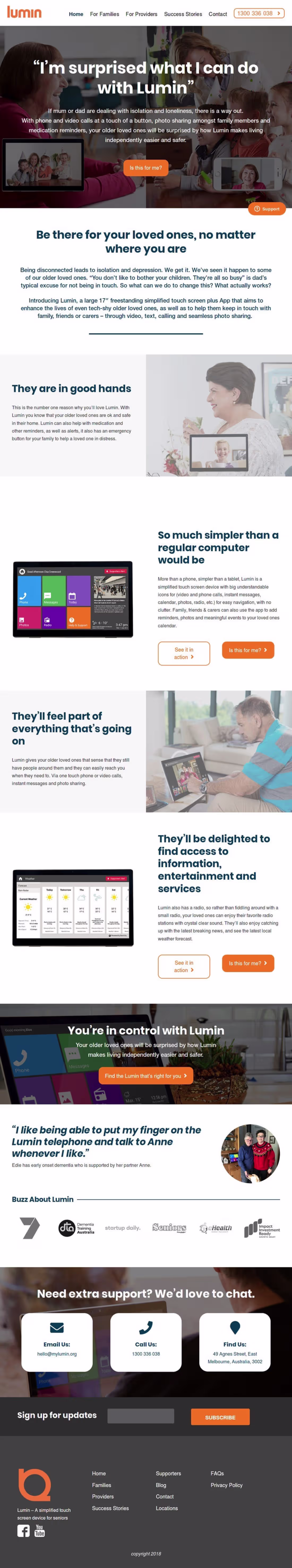 Cover image for I made tech for the elderly feel like love, not logistics.