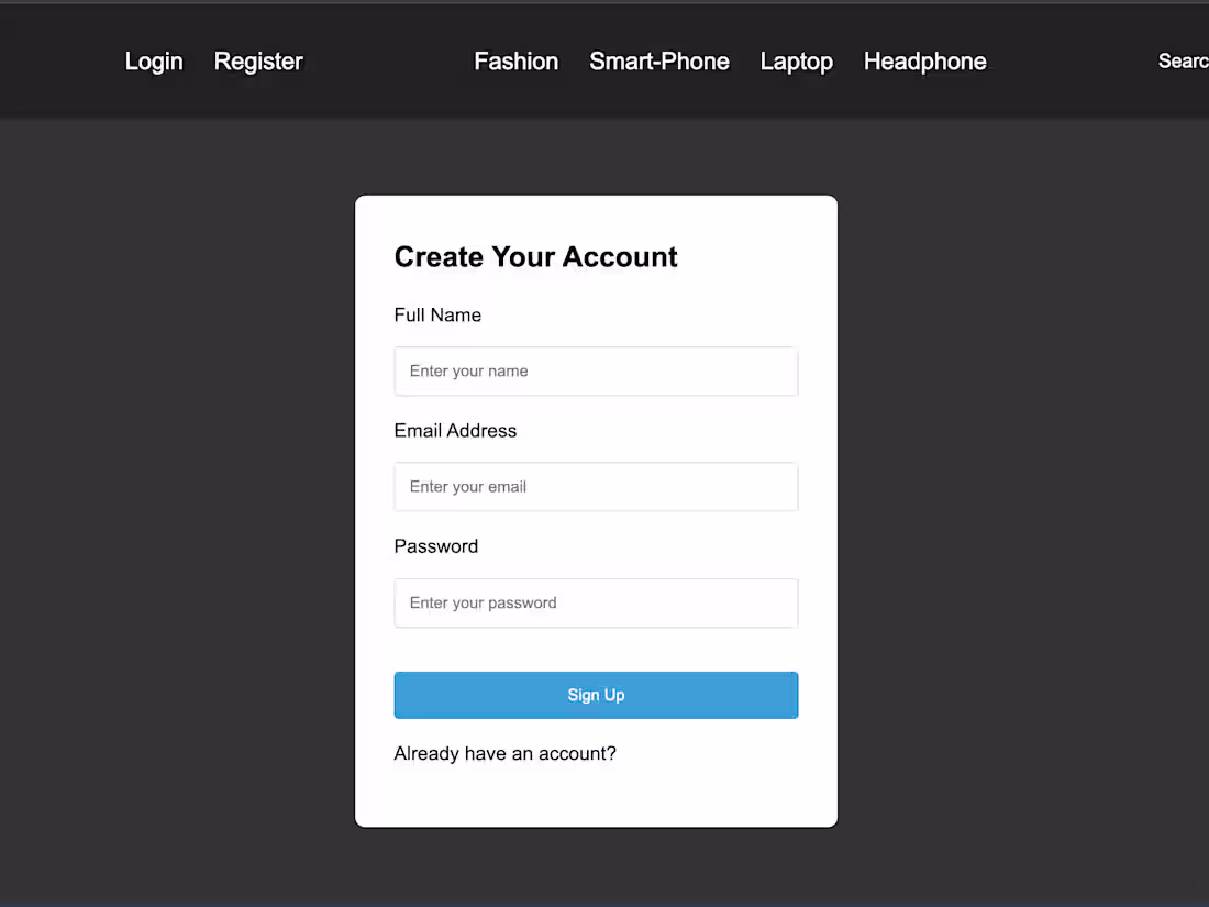 Cover image for Fullstack Ecommerce