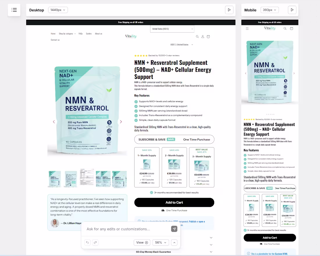 Cover image for Figma to Replo High Converting