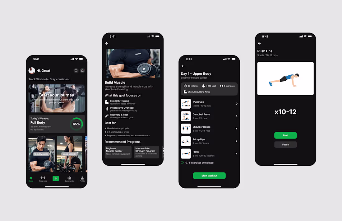 Cover image for Gym App - Social Workout