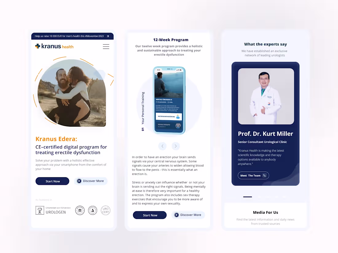 Cover image for Healthcare Mobile UI/UX — KrEdera (Full Case Study) Continui...