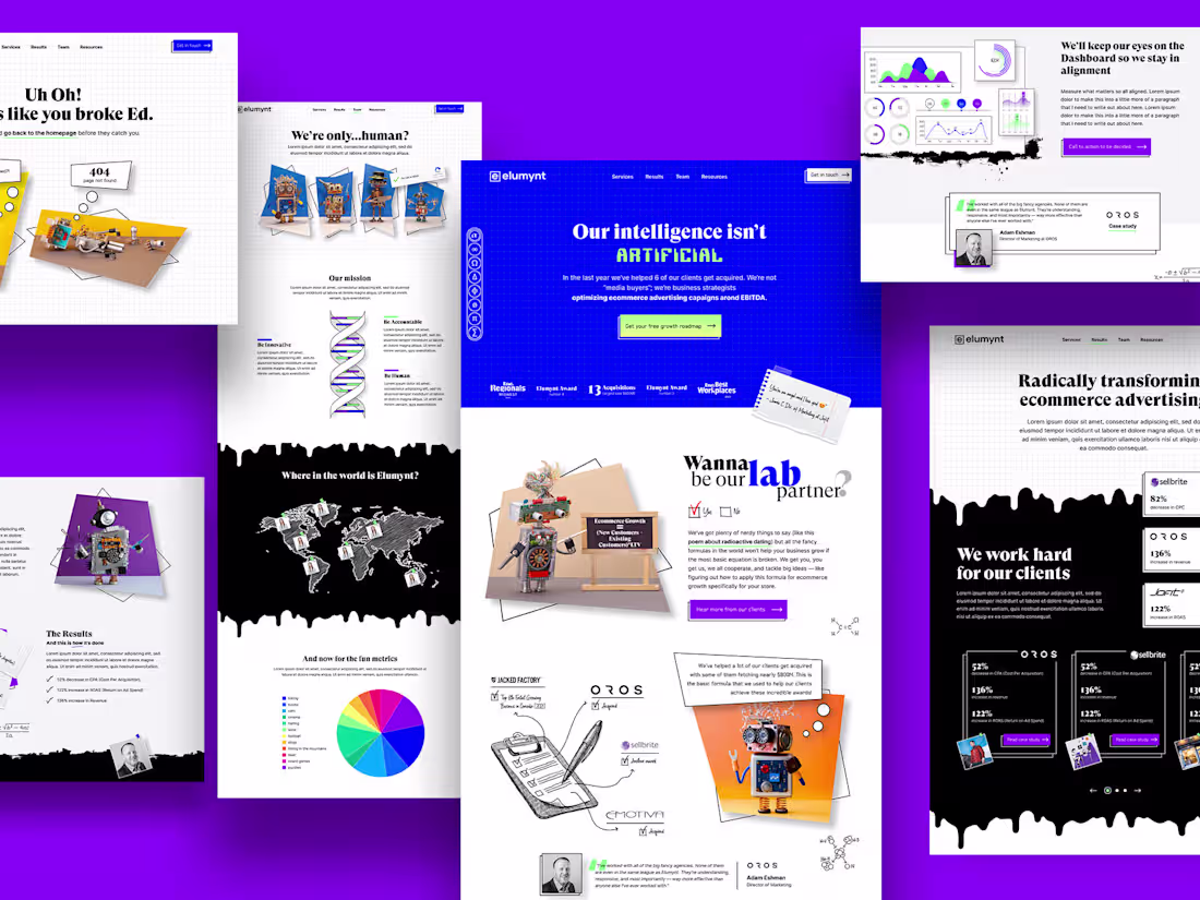 Cover image for Elumynt | Marketing Agency Website Design