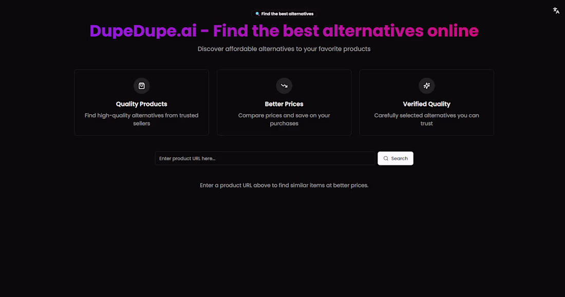 Cover image for DupeDupe.ai