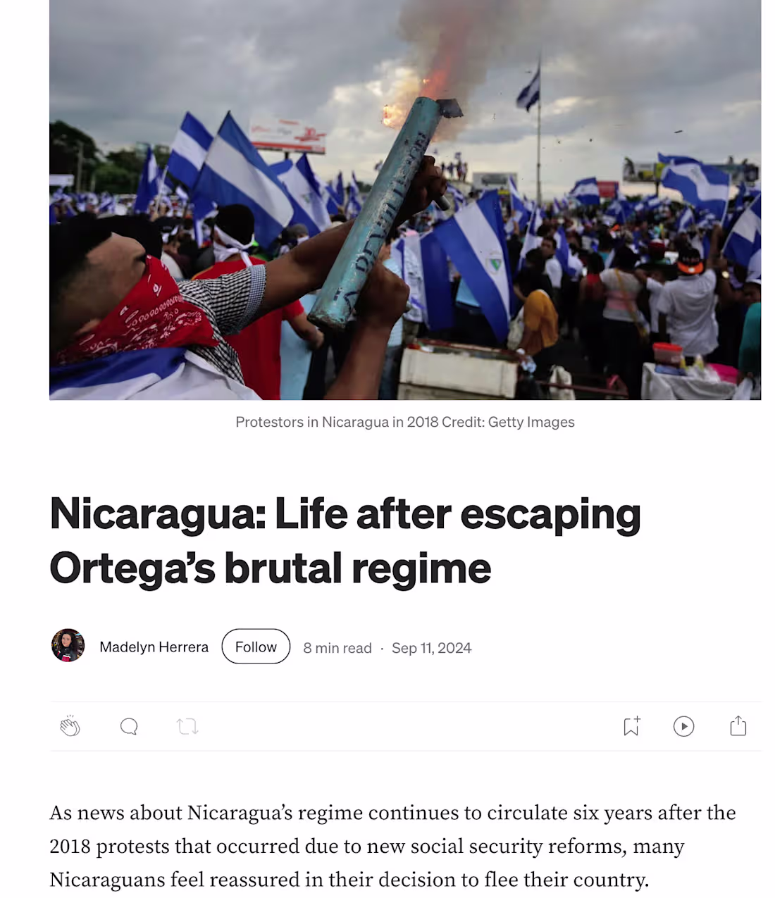Cover image for The article reflects on the