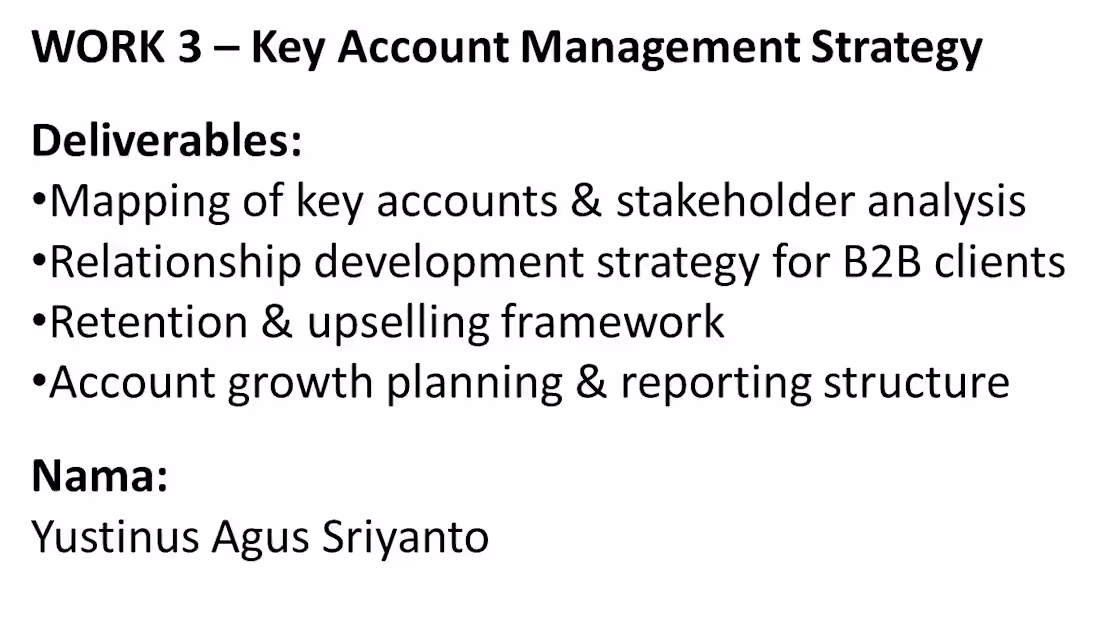 Cover image for Key Account Management Strategy