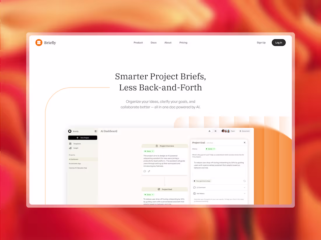 Cover image for Briefly - AI Document Generator