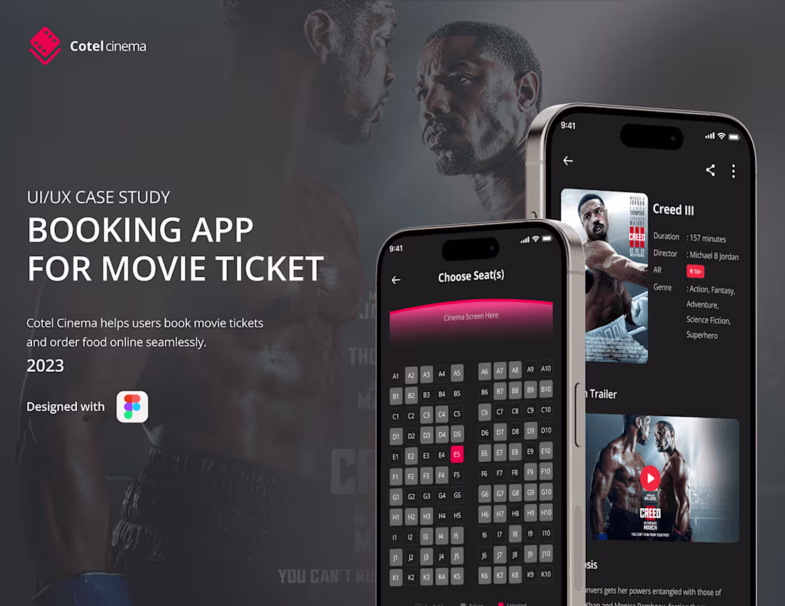 Cover image for Movie App Booking Ticket :: Behance