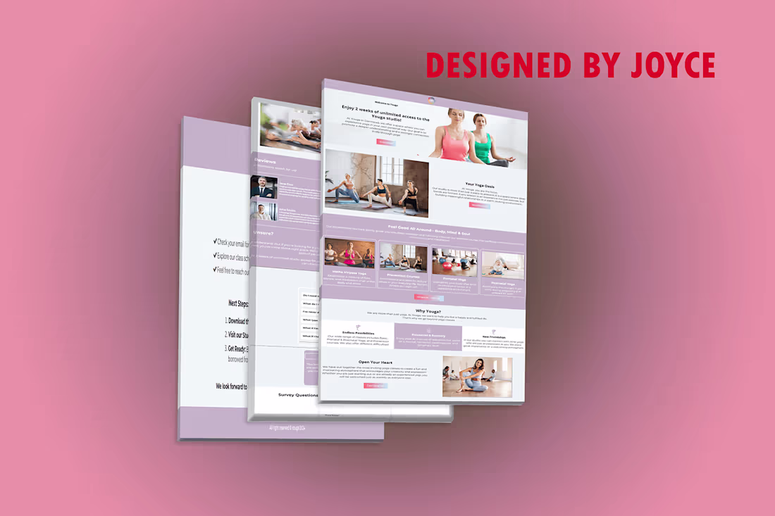 Cover image for Lead Generation landing page on Gohighlevel :: Behance