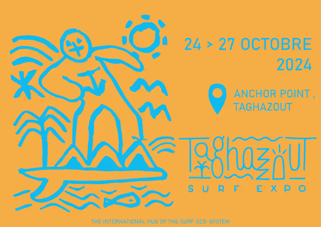 Cover image for Taghazout Surf Expo Poster Illustration :: Behance