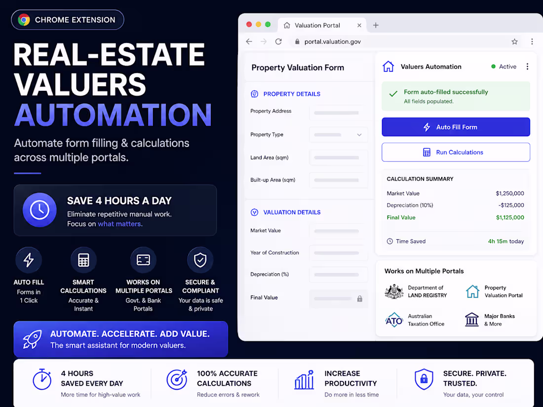 Cover image for Chrome extension for real estate