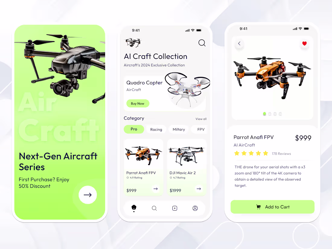 Cover image for Drone Shopping App