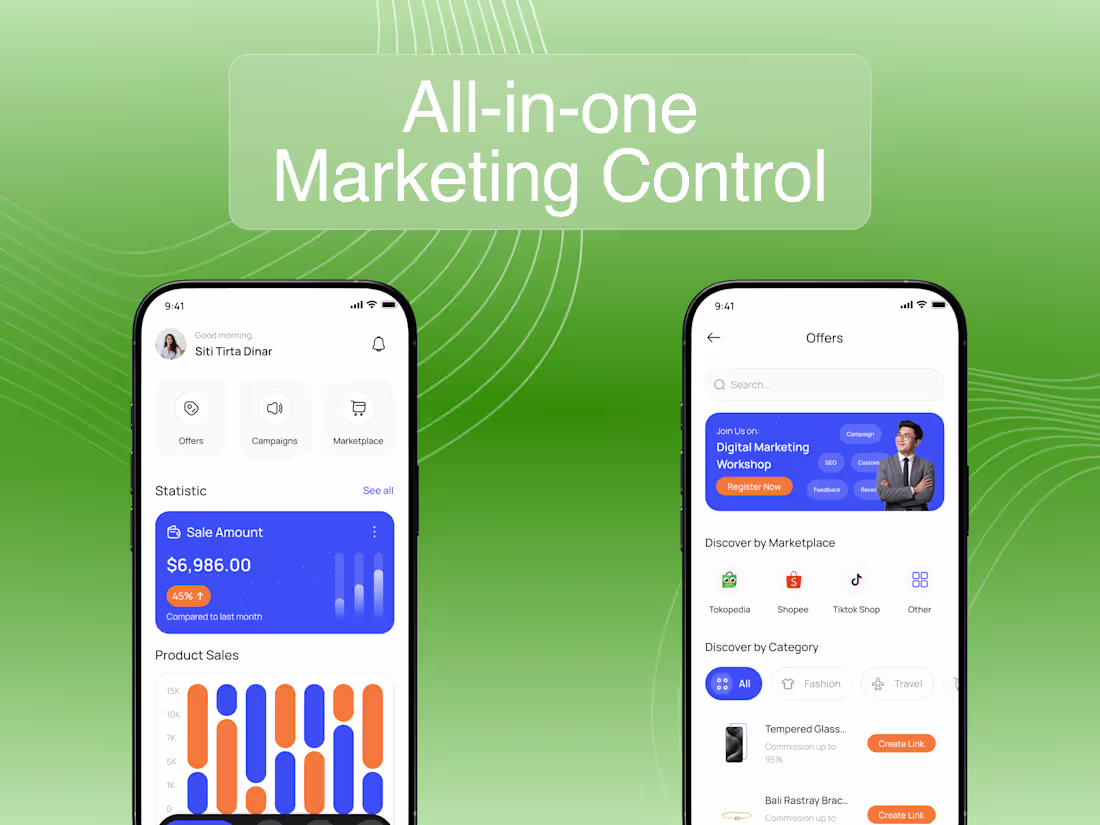 Cover image for Marketiqo Marketing Management App