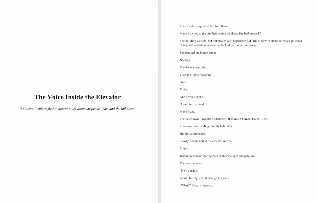 Cover image for The Voice Inside the Elevator