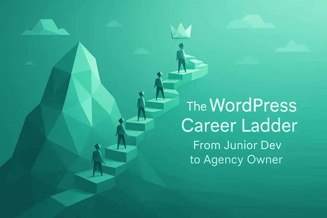 Cover image for The WordPress Career Ladder: From Junior Dev to Agency Owner