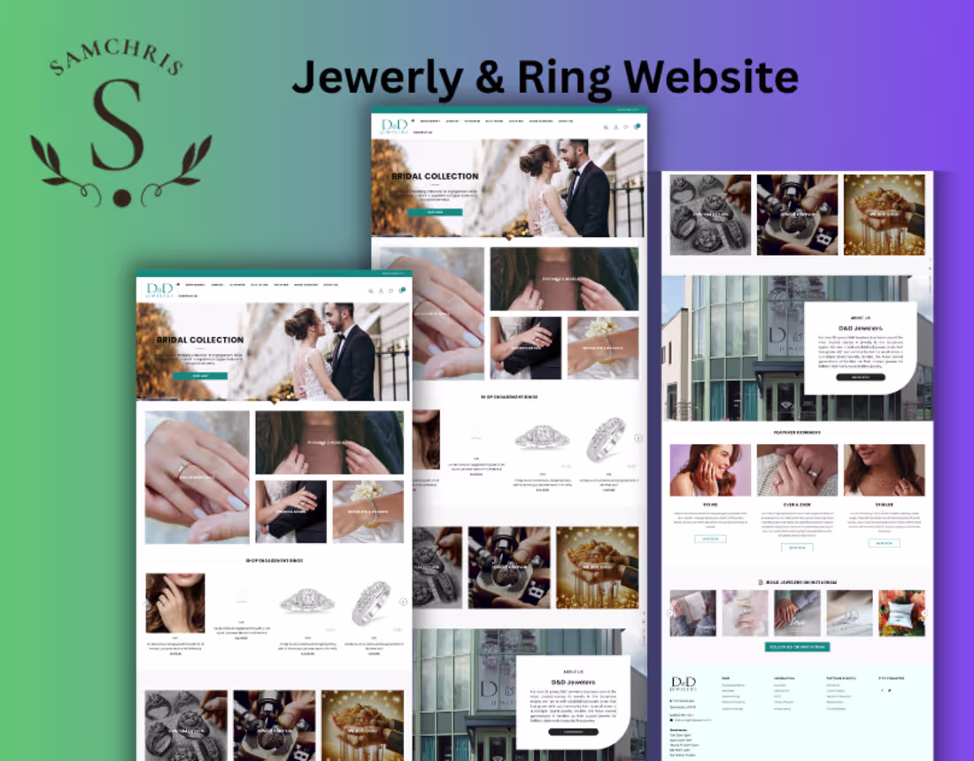 Cover image for Jewelry & Ring Shopify Landing