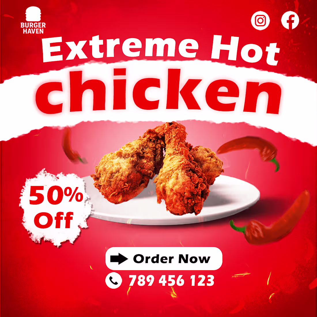 Cover image for A bold and eye-catching fast-food
