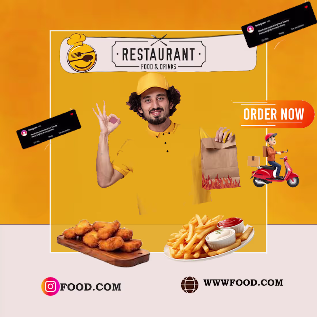 Cover image for RESTURANT POST DESGIN
