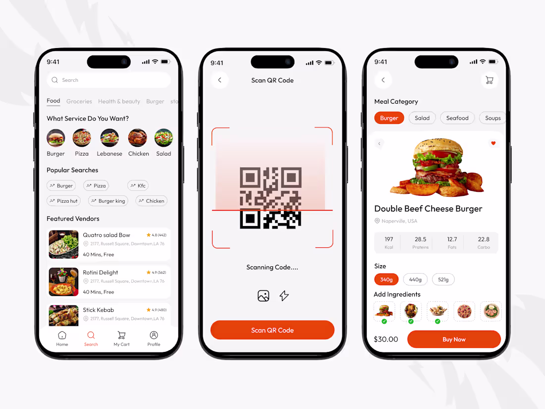 Cover image for Food Delivery App Design