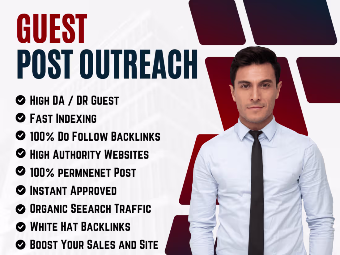 Cover image for You will get targeted outreach campaigns | Guest Post Outreach 