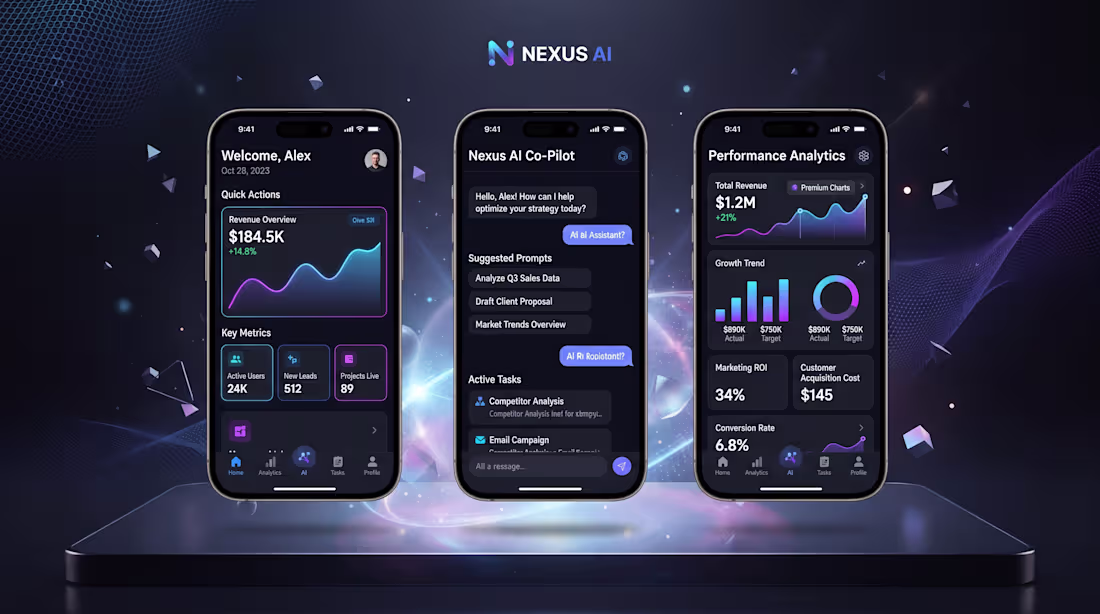 Cover image for Nexus AI High-Performance Business Intelligence