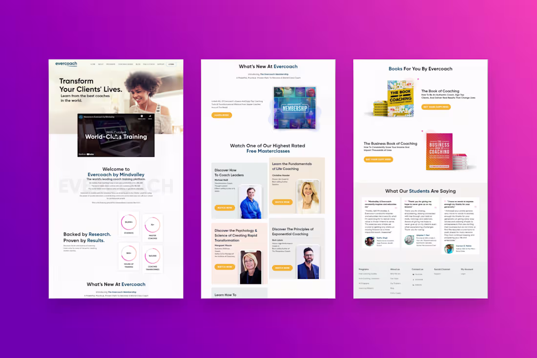Cover image for Life Coaching Website