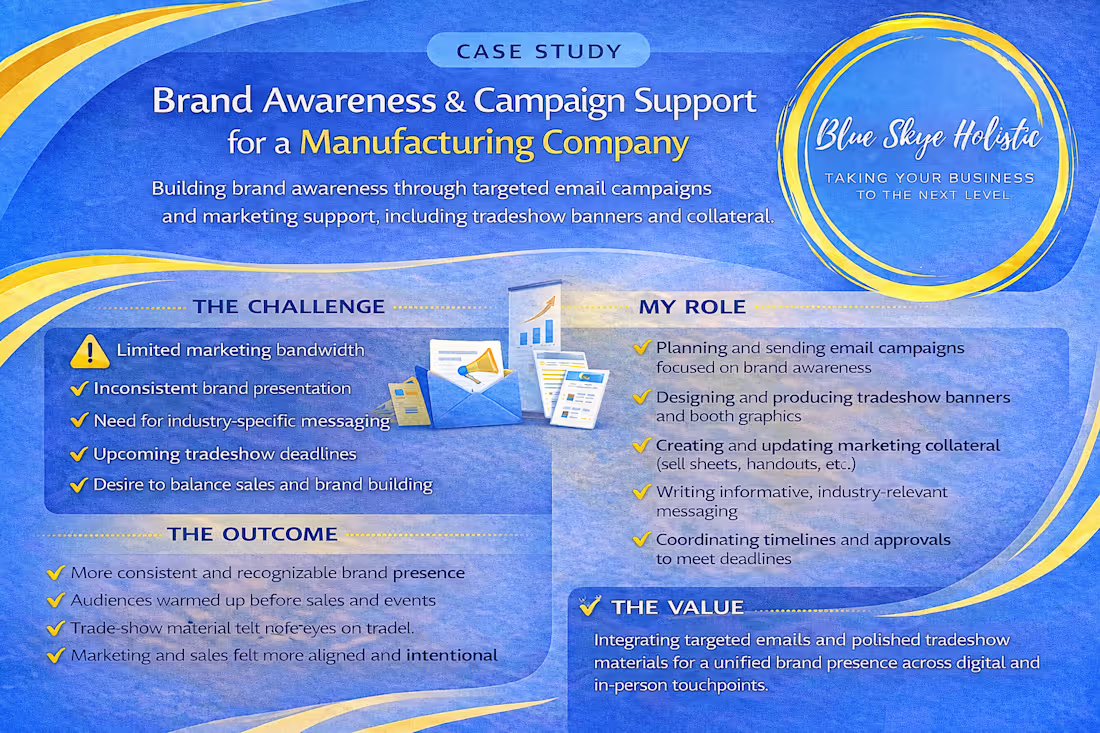 Cover image for Integrated Brand & Campaign Support for Manufacturing