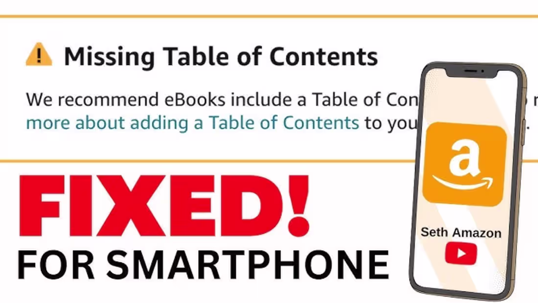 Cover image for Clickable TOC Fix - KDP EPUB Navigation