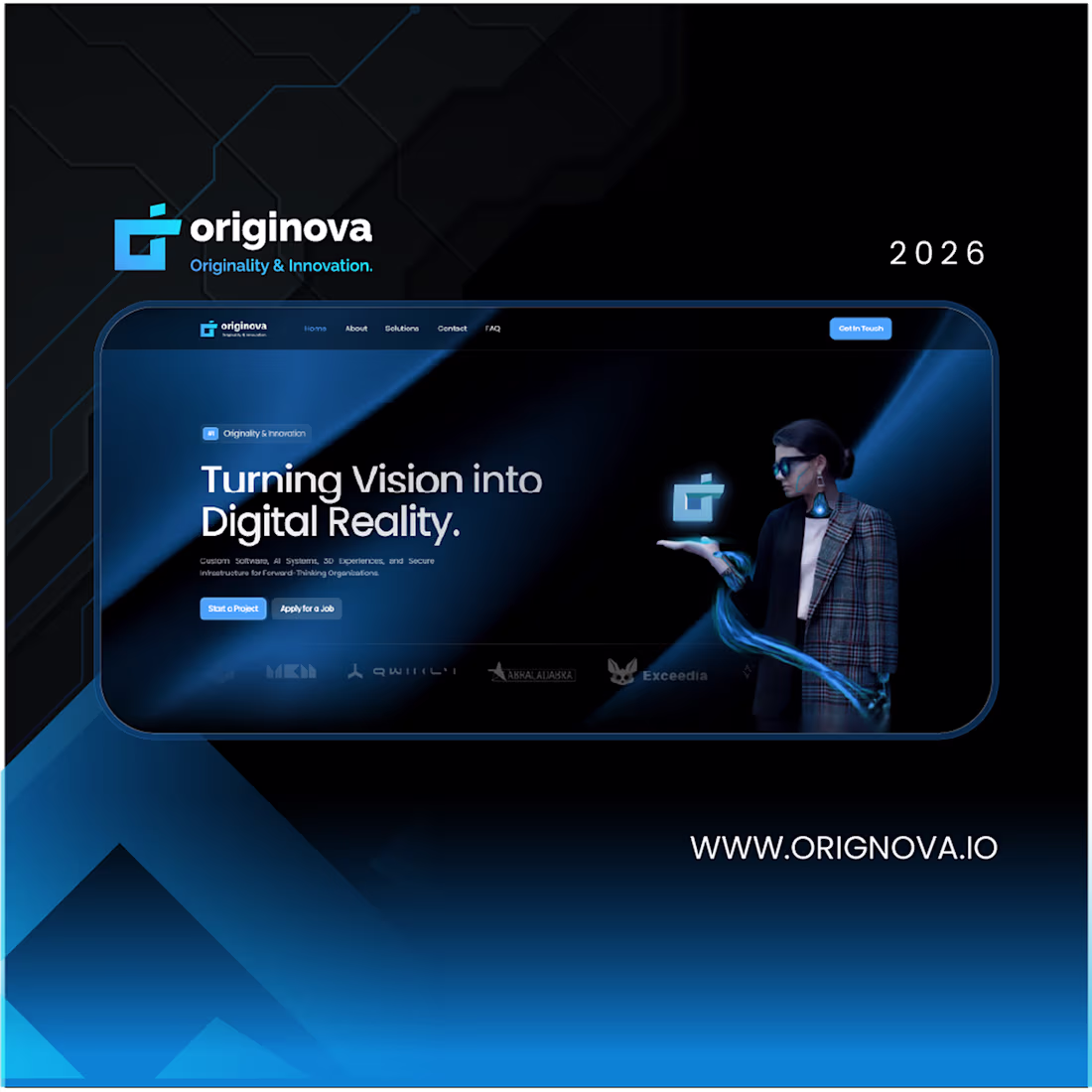 Cover image for Originova Website