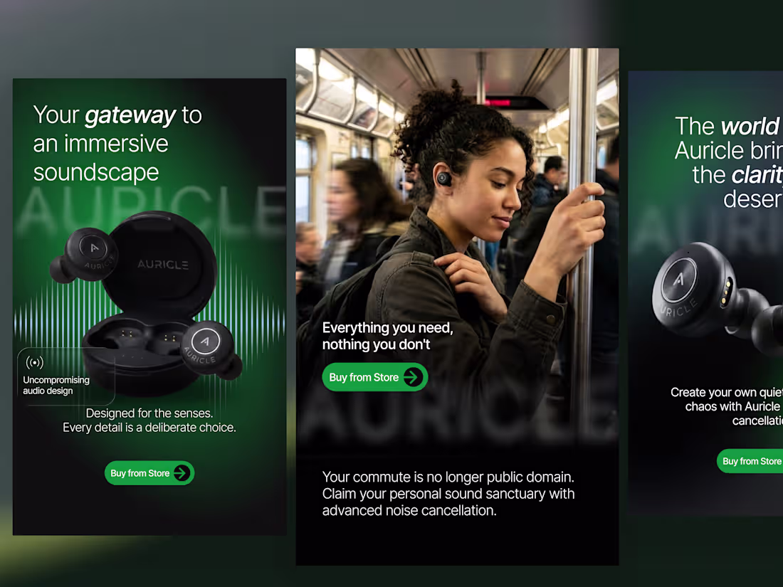 Cover image for Auricle, Premium Social Media Campaign
Designed
