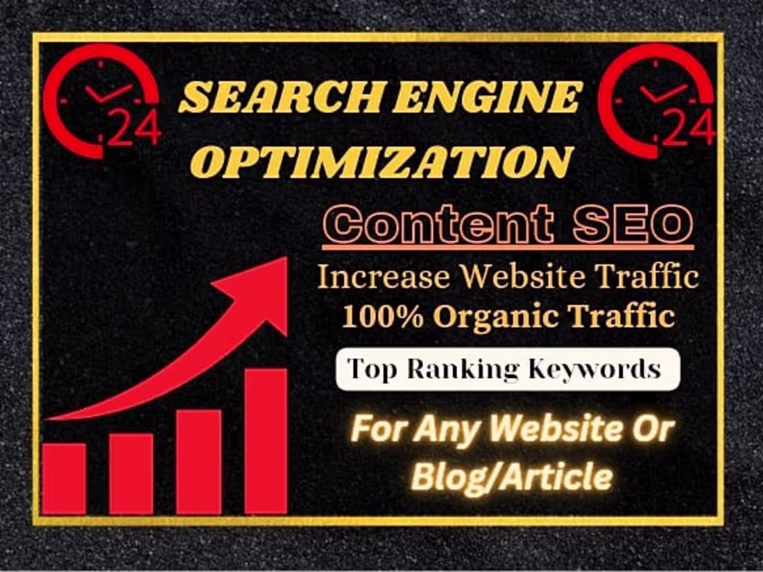 Cover image for Write SEO optimized content with best Rankings.