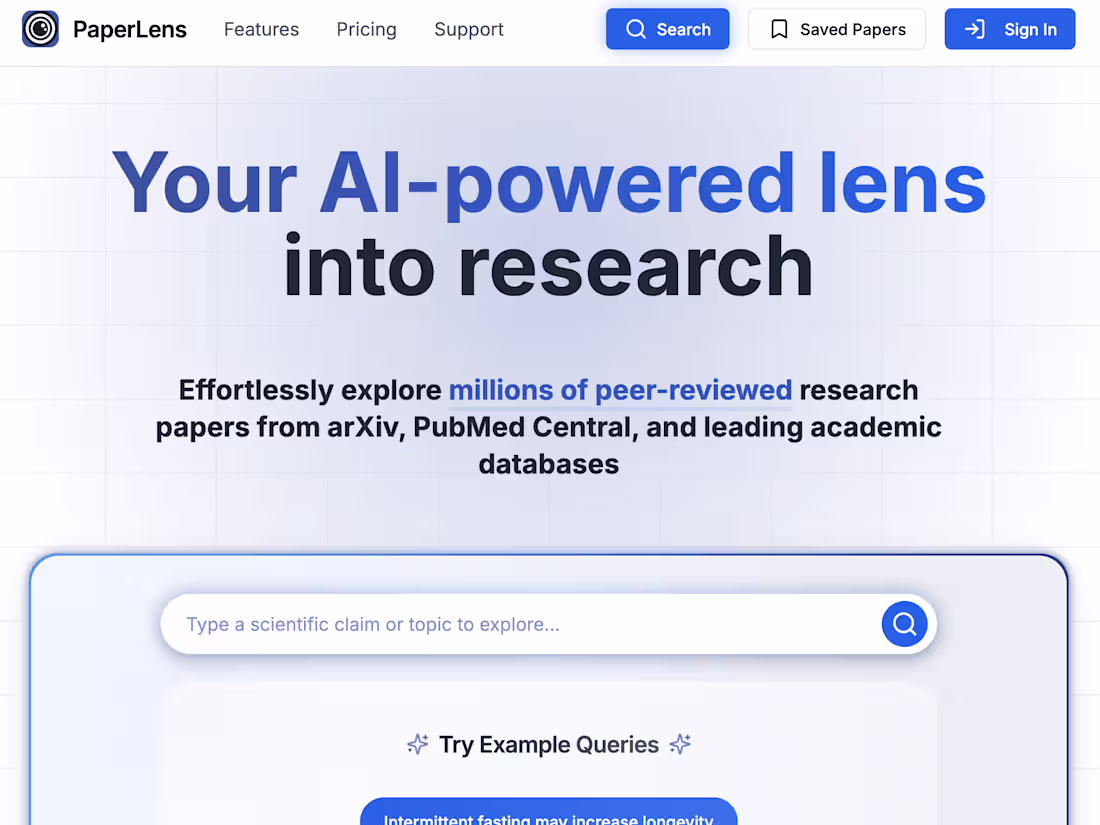 Cover image for PaperLens