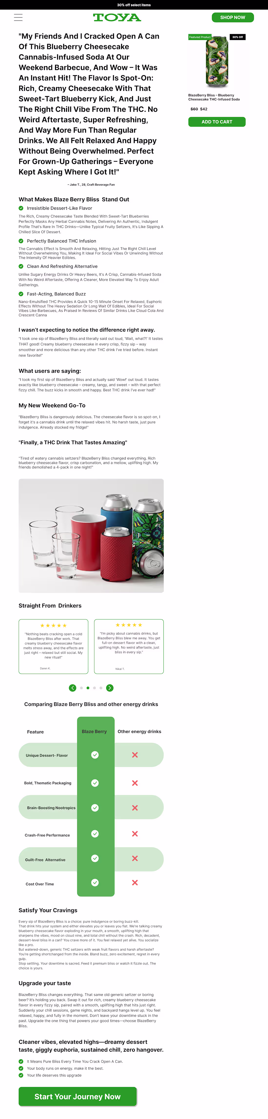Cover image for Designed a captivating advertorial-style landing page for Bl...