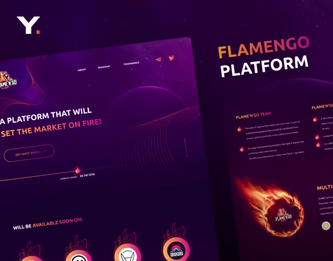 Cover image for Crypto platform website design | Landing page