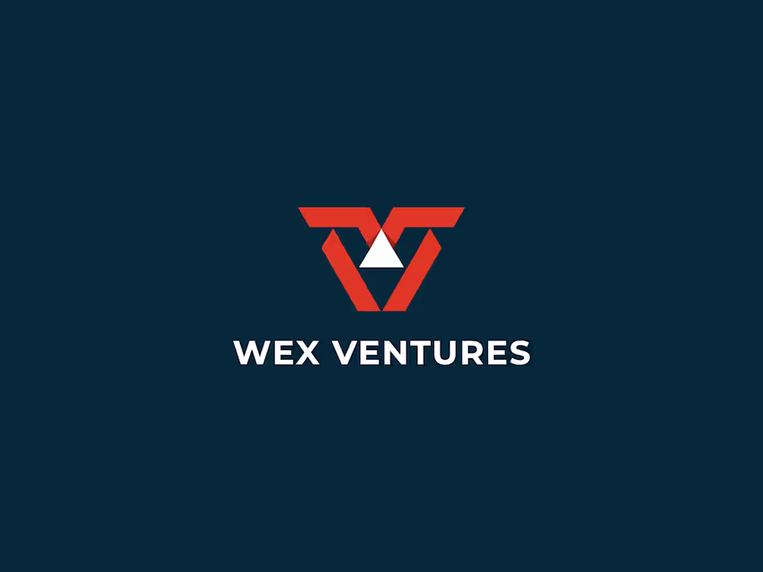 Cover image for Wex Ventures Logo - W + V Letter Logo Design