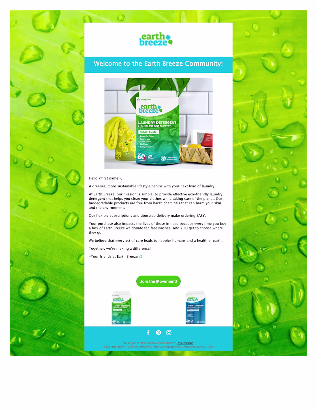 Cover image for Welcome Email (Spec)