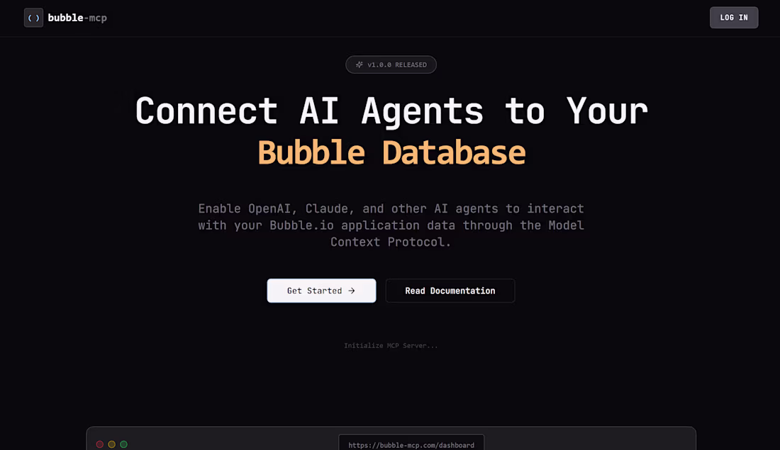 Cover image for If you have Bubble app and you need an MCP for either: - con...