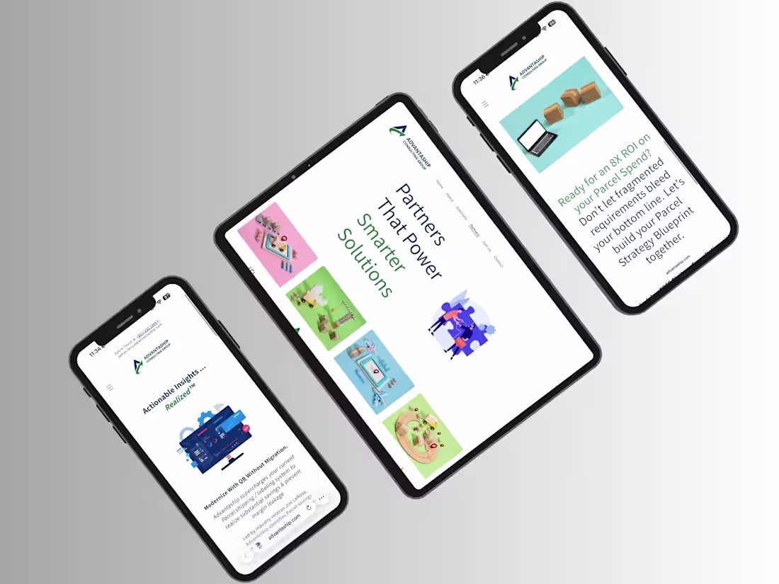 Cover image for Brand & Website System for Advantaship