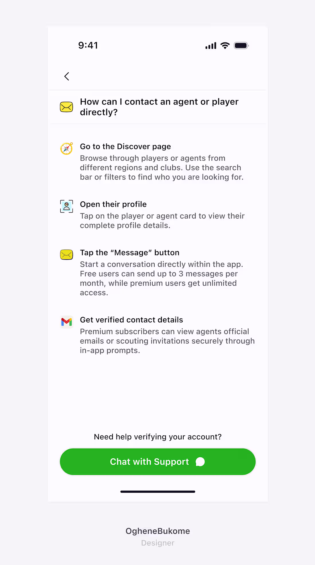 Cover image for FAQ screen design for a mobile app project.🚀