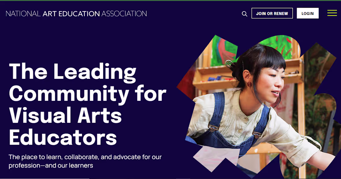 Cover image for National Art EDU Association website