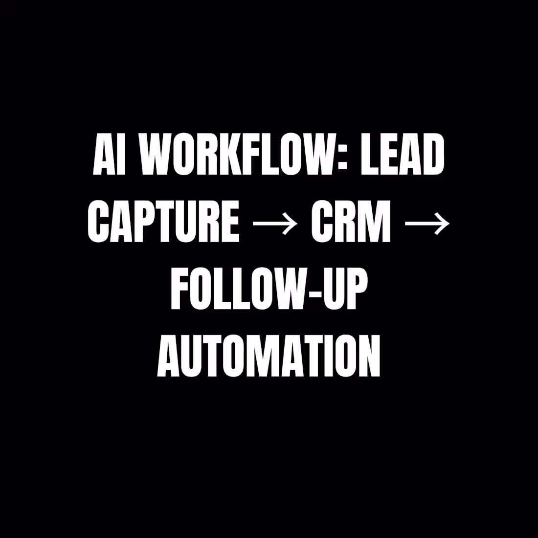Cover image for AI Workflow: Lead Capture →